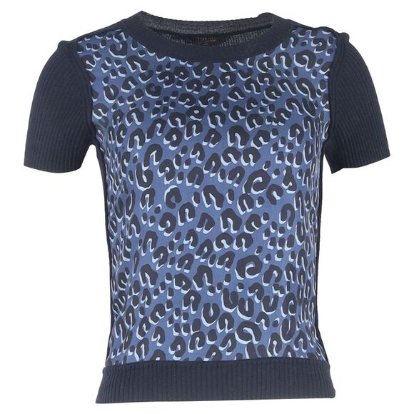 Louis Vuitton Printed T-Shirt in Animal Print Wool